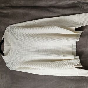 Lucky Brand Mock Neck Waffle Sweater XXL